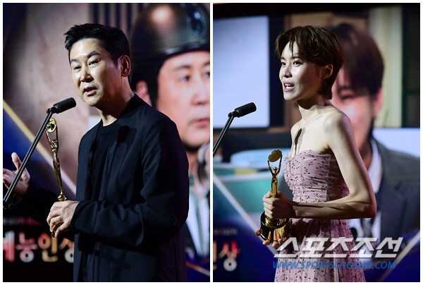 [제3회 BSA] 신동엽X장도연, 남녀예능인상 "정체성 스트레스, 우아한…