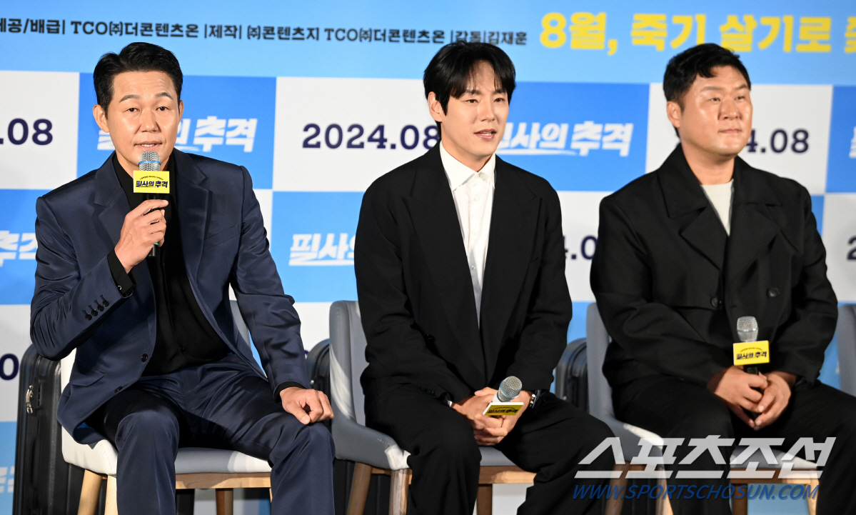 [SC현장] "브래지어 답답→햄스트링 파열"…'필사의 추격' 박성웅X곽시…