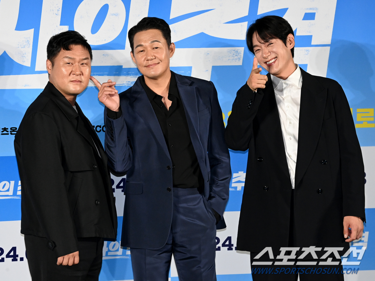 [포토] 윤경호-박성웅-곽시양, '필사의 추격'