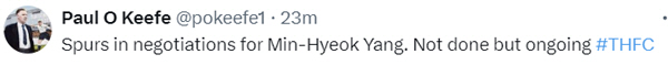 "이영표→손흥민→양민혁 렛츠고" 18살 고등윙어, 토트넘 이적 임박(BB…