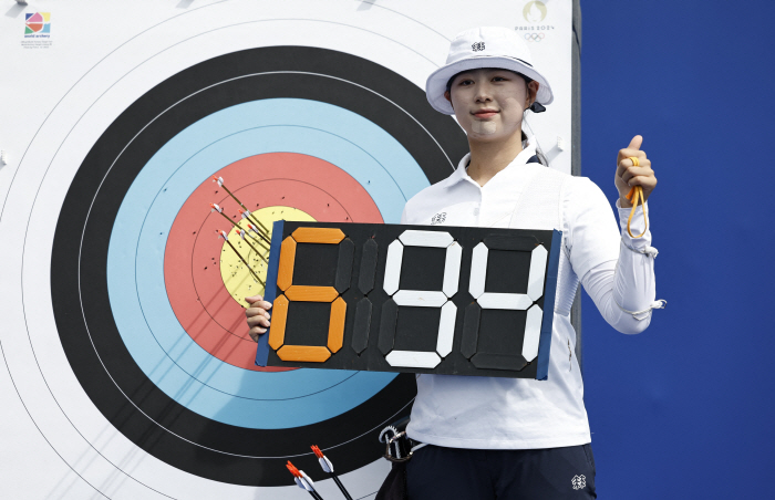[파리Live]역시 한국 양궁! 남녀 모두 랭킹 라운드 1~2위 등 쾌조…
