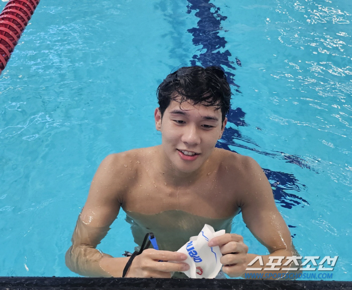 '美소년 접영신성'김민섭,접영200m 첫 올림픽, 첫 준결선행![올림픽]
