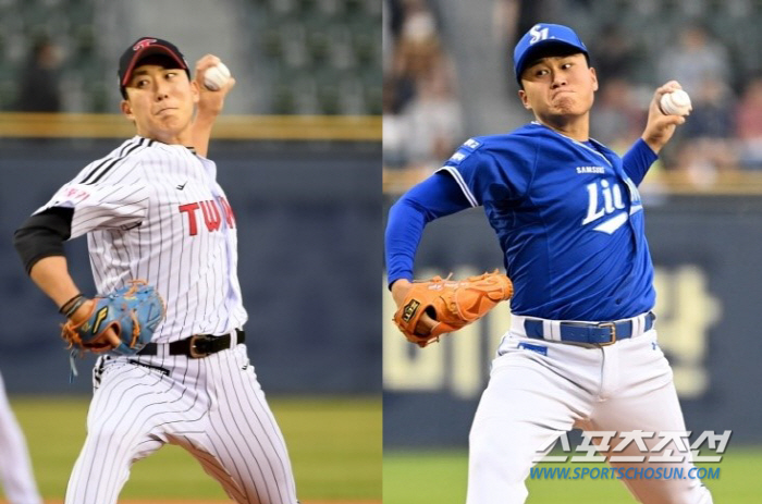 2승 0.00 'LG 킬러' VS 1승 0.79 '삼성 킬러' 신예 왼손…
