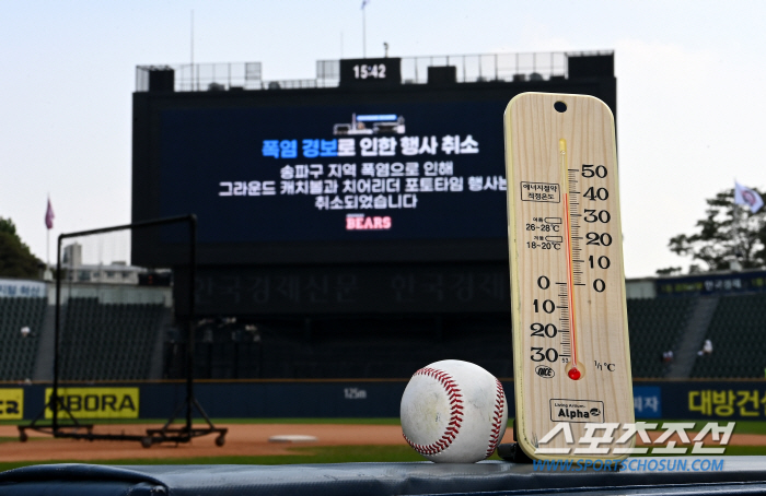 '살인적 폭염, 안전이 최우선' KBO 빠른 결단...8월 일요일, 공휴…