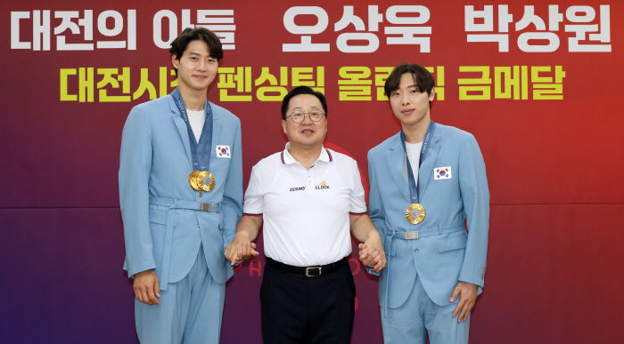 [올림픽] '대전의 아들' 오상욱·박상원, 올림픽 金으로 성심당에 도전장…