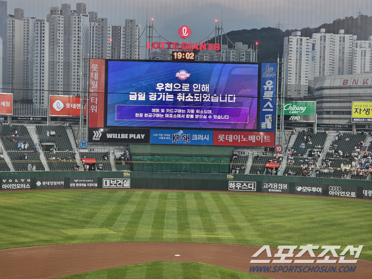 요키시 데뷔전 하루 연기! 1시간 폭우→부슬비→비 예보에도 지나친 미련……