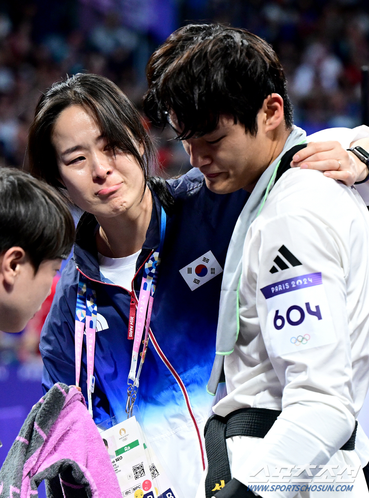 [올림픽]'걸크러시' 오심 잡고 서건우 지킨 오혜리 코치, 코트 뛰어들어…