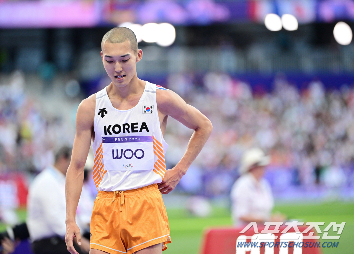 [올림픽]'스마일 점퍼' 우상혁, '7위' 결국 터진 아픔의 눈물…"끝날…