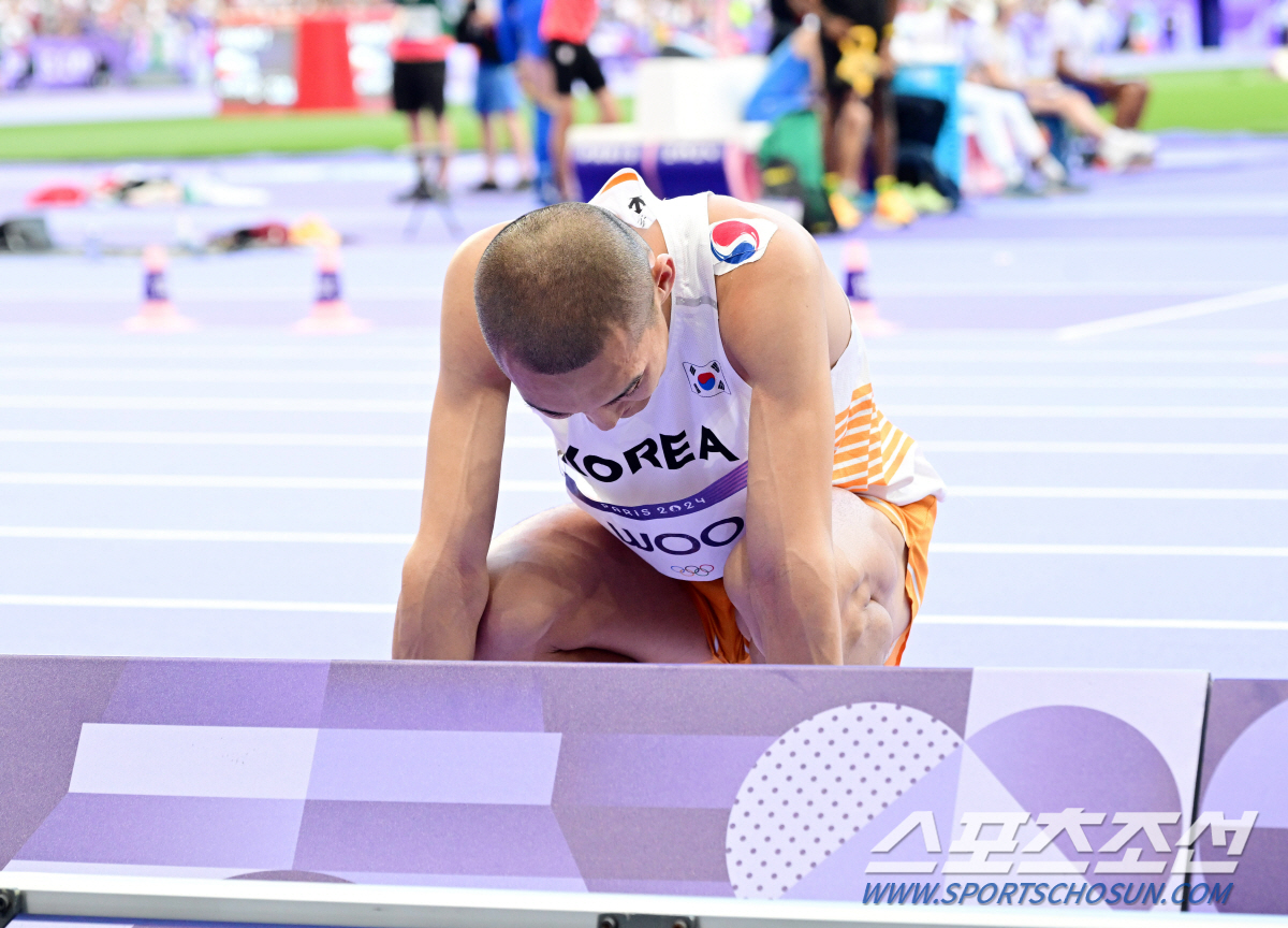 [올림픽]'스마일 점퍼' 우상혁, '7위' 결국 터진 아픔의 눈물…"끝날…