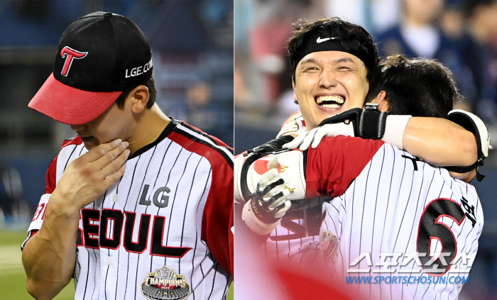 '형이 날 살렸어' 치명적 실책에 울었던 구본혁, 박동원 품에 안겨 또 …