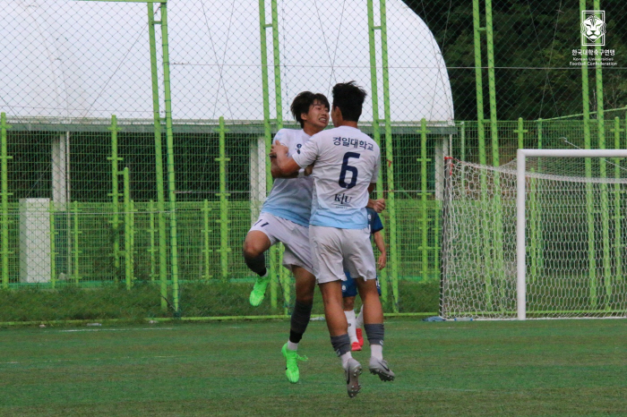 [대학축구]'디펜딩 챔피언' 한남대, 구미대 4-2 잡고 첫 승 '토너먼…