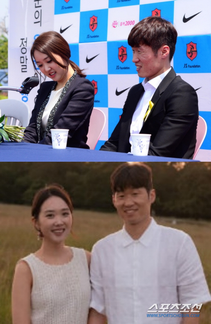 [SCin스타] 결혼 10주년 맞은 '박지성♥' 김민지 "울고 웃던 수많…