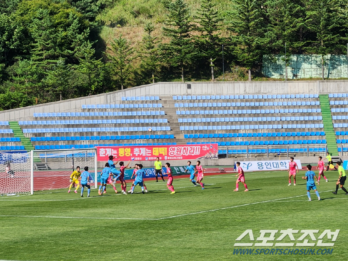 [대학축구]'연장 결승골' 선문대 3년 만의 정상 탈환, 용인대에 2-1…
