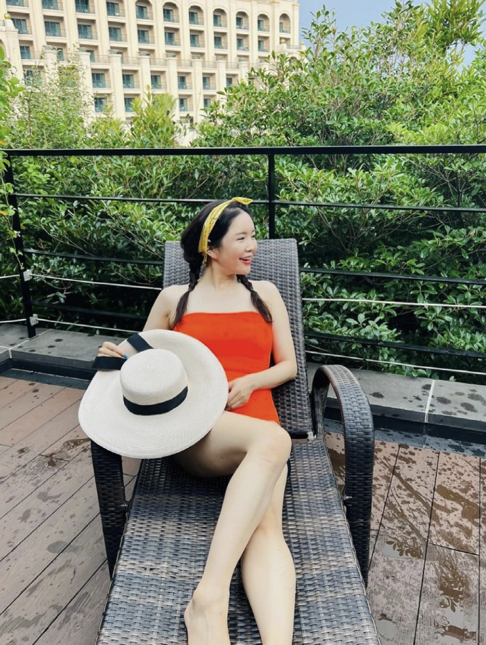 장영란, 애둘맘 안 믿기는 수영복 몸매..♥한의사 남편 또 반하겠어