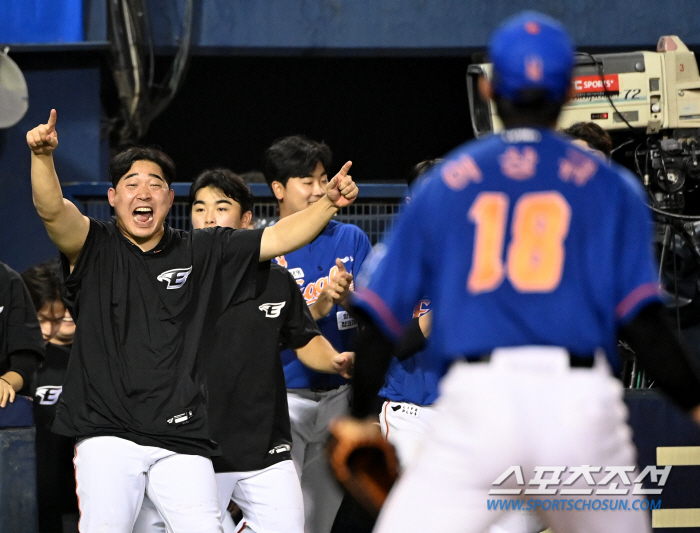 '우리 또 이긴거야?' 이상규 깔끔 마무리에 더 기뻐한 주현상의 포효, …