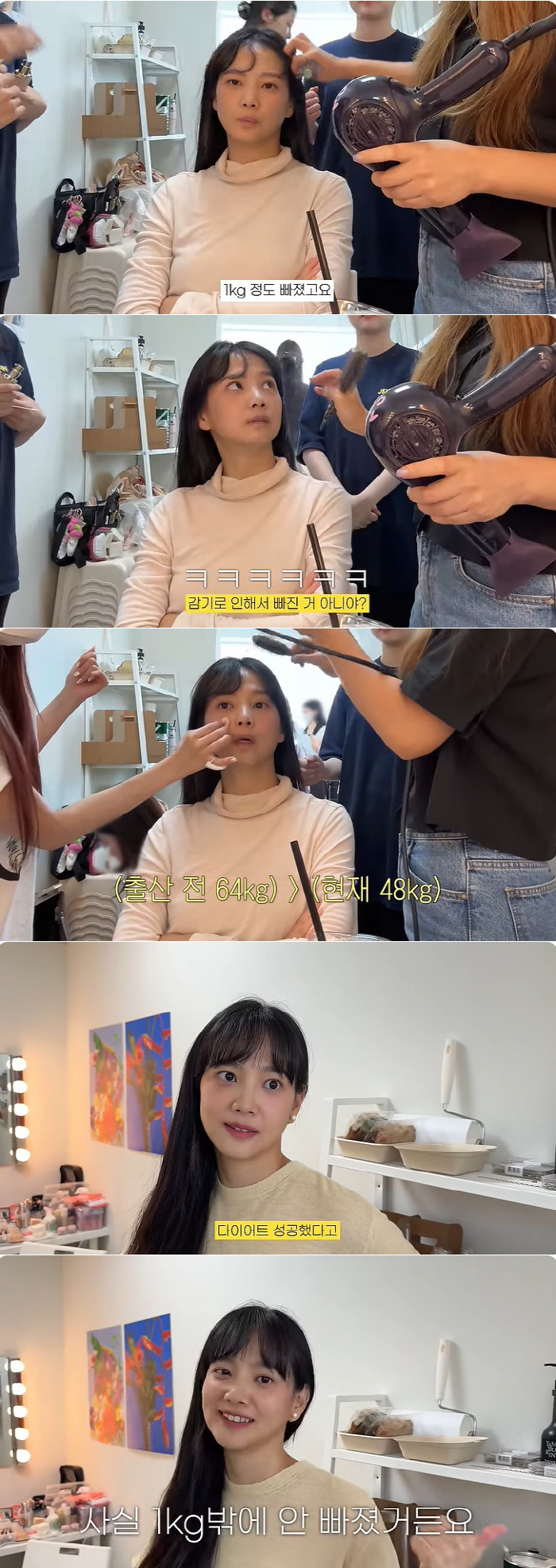 윤승아, 출산 1년만 16kg 감량 성공 "현재 48kg"…꾸준한 유지어…