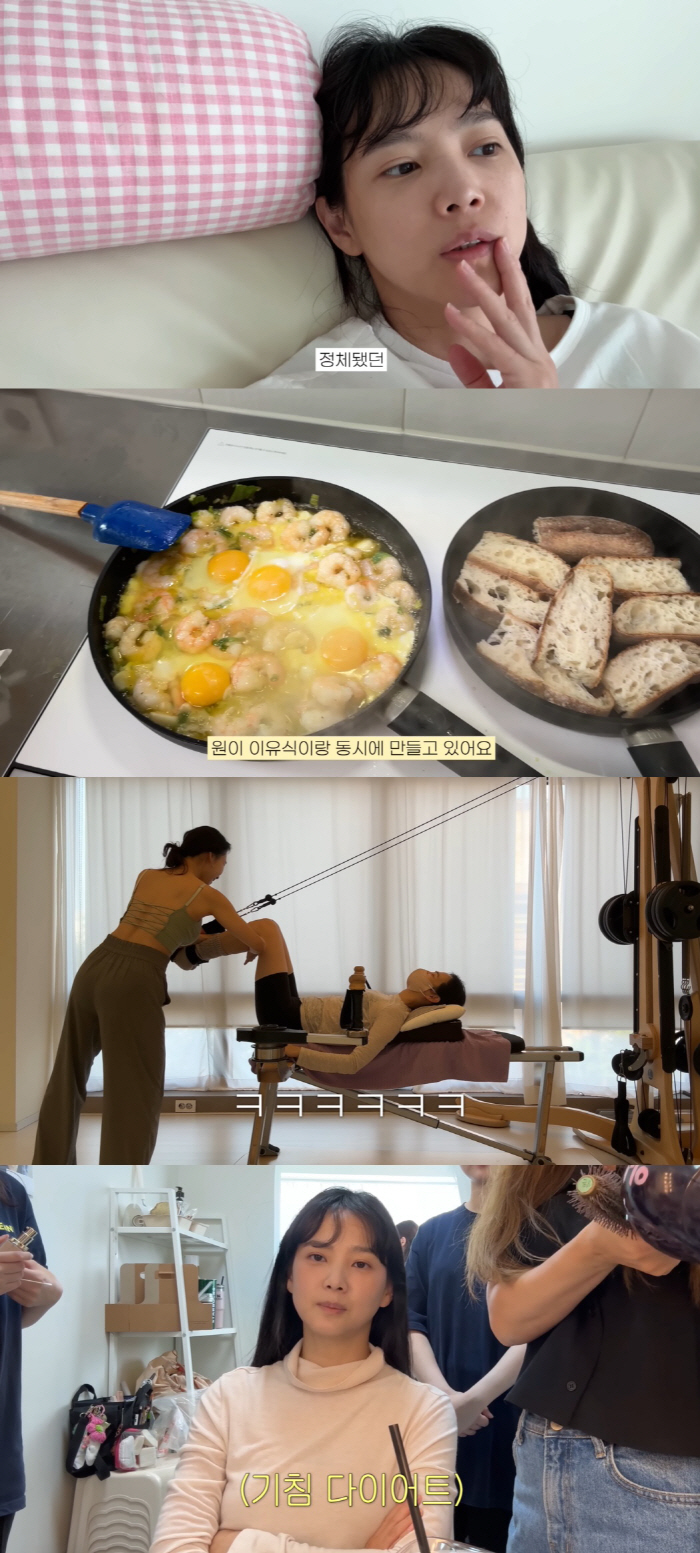'김무열♥' 윤승아, 출산 1년만 16kg 감량 "48kg 됐지만 또 다…