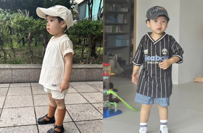 홍현희 子 준범, 키즈모델 준비하나 '훈훈' 비주얼...父 제이쓴이 스타…