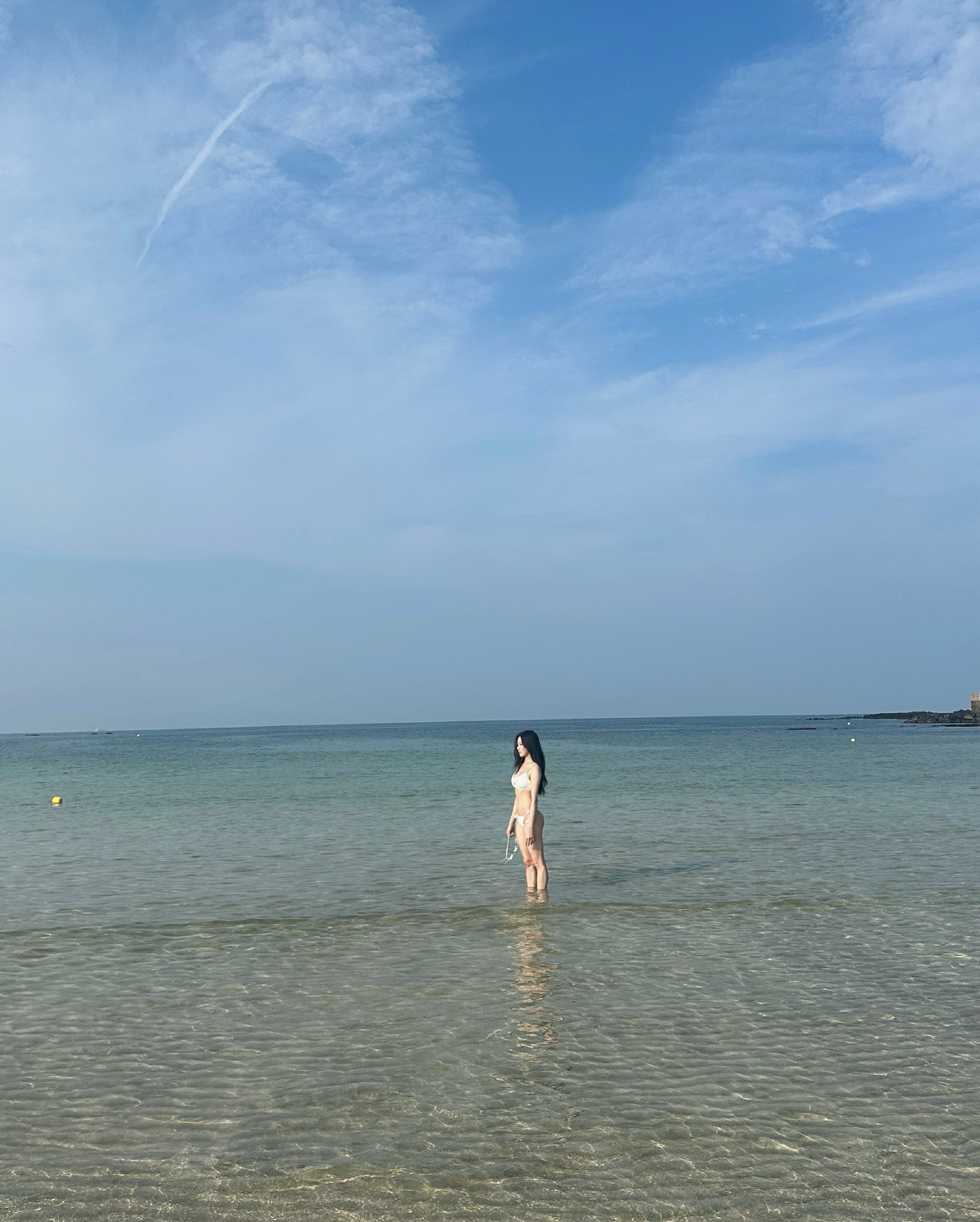"안녕 잘가"…주이, 이별했나→파격 비키니로 드러낸 슬렌더 몸매