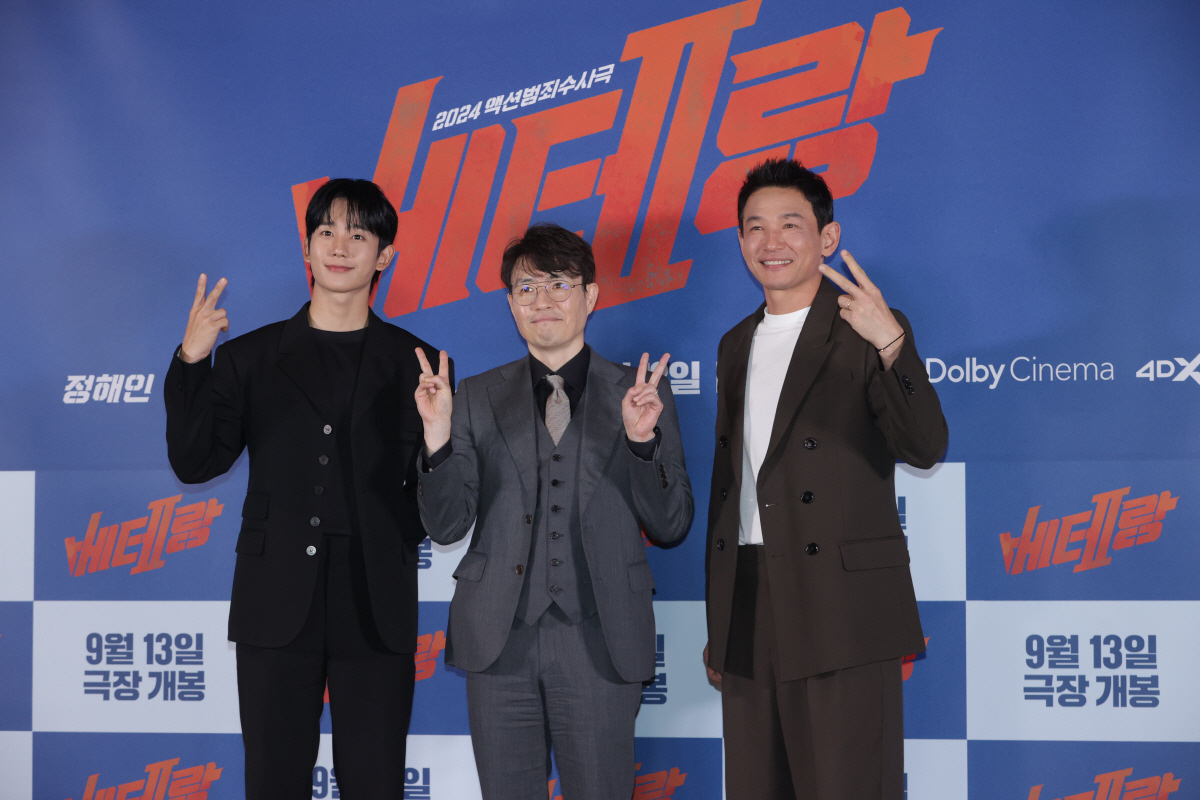 [SC현장] "1편 성공? 재탕 안 해"…류승완→황정민·정해인 '베테랑2…
