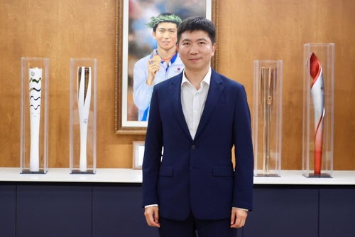 (서울=연합뉴스) 류효림 기자 = 10일 서울 서초구 RSM스포츠에서 연합뉴스와 인터뷰한 유승민 전 회장.