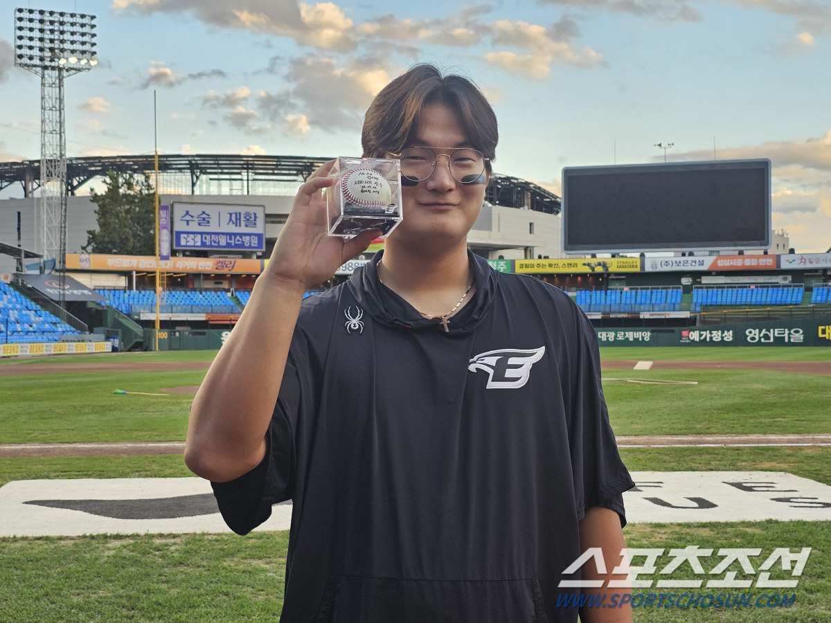 157㎞ 쾅쾅! 자신감 붙은 김서현, 1군 데뷔 521일만의 첫승 소감 …
