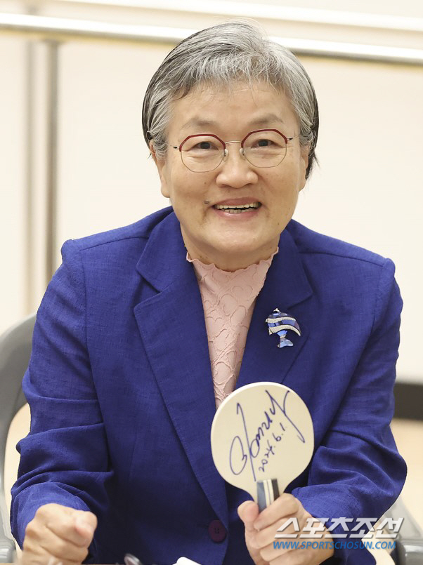 '탁구협회장 도전'이에리사 위원장"혼탁해진 체육계...국회 현안질의 보며…