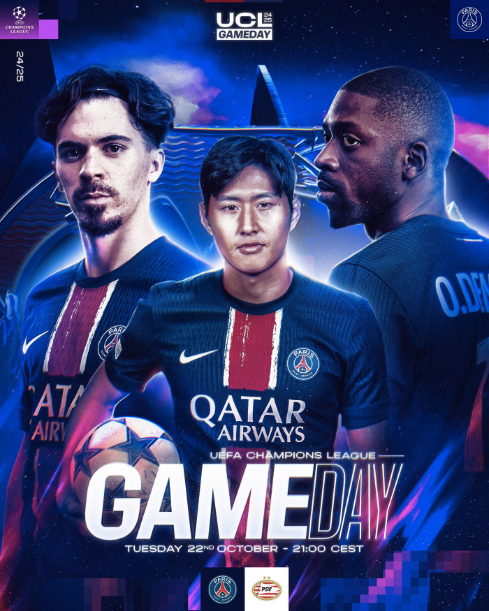 '이강인 선발입니다' PSG 사실상 공개 선언...UCL 기자회견→경기 …