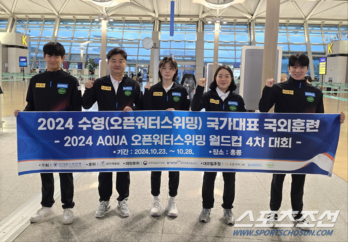 김인균 감독의 오픈워터수영대표팀,홍콩월드컵 4차대회 도전