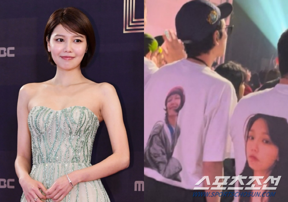 "12년 째 사랑ing" 정경호, '♥수영' 그려진 티셔츠 입고 쇼케이스…