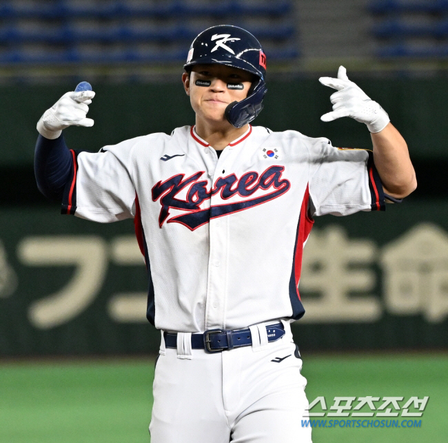 ◇2023 APBC 당시 김도영. 스포츠조선DB