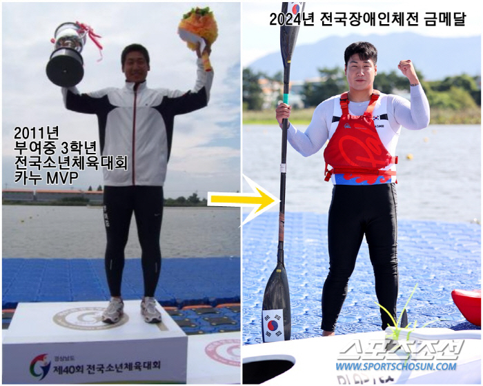 '2011년 경남소년체전 MVP→2024년 장애인체전 2연패"최용범"카누…