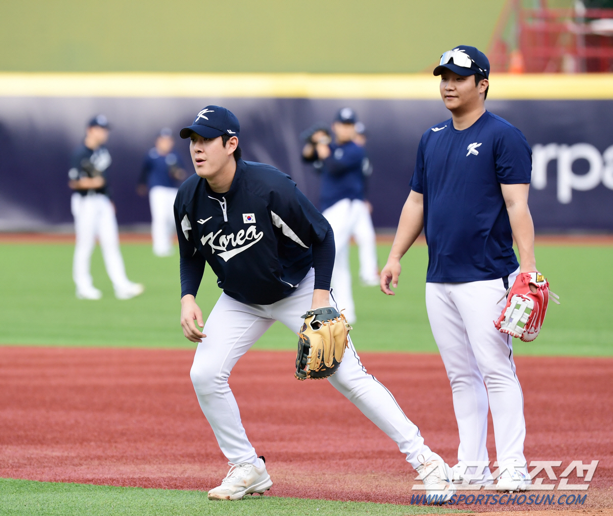 장외 홈런에 선수단 버스 '와장창'…류중일호, 기분 좋은 액땜?[타이베이…