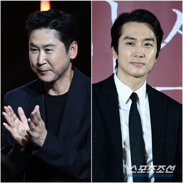 '19禁 개그 대가' 신동엽, 절친 송승헌 청불 신작 홍보 위해 두 팔 …