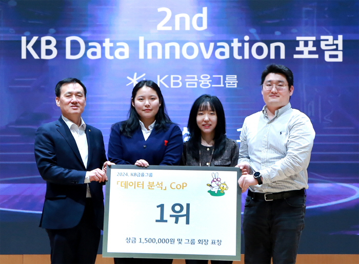 KB금융그룹, '데이터 이노베이션 포럼' 개최…데이터 분석 경진대회 결승…