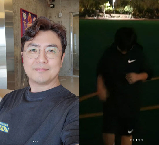 '박지윤과 이혼' 최동석, 허리 아파도 아이들 위해서라면..."빛처럼 날아간 주말"