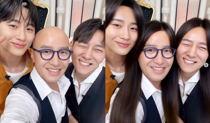 '여장'한 변우석, 웬만한 여배우 뺨치는 미모..홍석천 "뭘해도 예쁨"