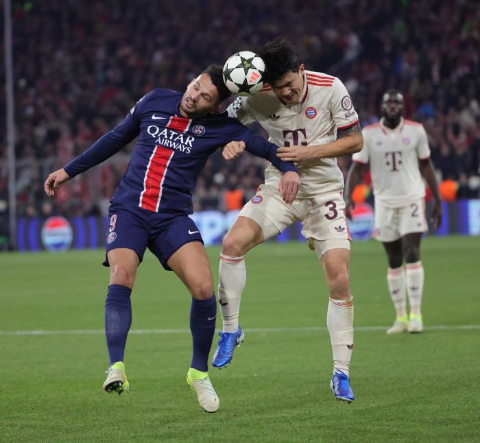 "김민재, 뮌헨 수준 아니야"→"바이에른 최고 선수 극찬" UCL 데뷔골…