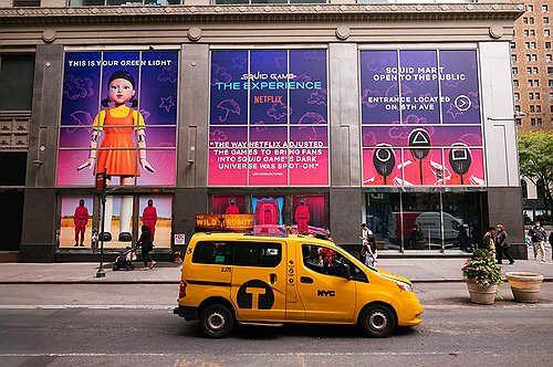 (뉴욕=연합뉴스) 넷플릭스가 미국 뉴욕 맨해튼 코리아타운 인근 맨해튼몰에 '오징어게임: 경험'을 개설했다고 12일(현지시간) 밝혔다. 사진은 체험장이 위치한 맨해튼몰. 22024.10.13 [넷플릭스 제공. 재판매 및 DB 금지] photo@yna.co.kr