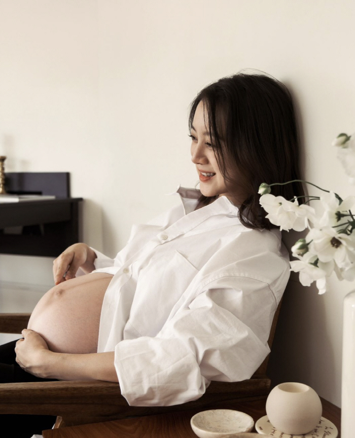 원더걸스 혜림, 출산 일주일전 어마어마한 D라인 "건강하게 만나자 아가야…