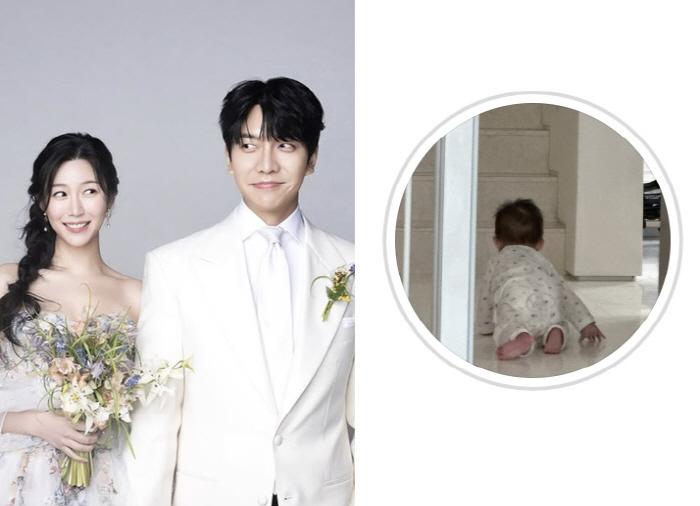 처가논란 타격 無..'이승기♥' 이다인, 10개월 딸 최초 공개+폭풍내조…