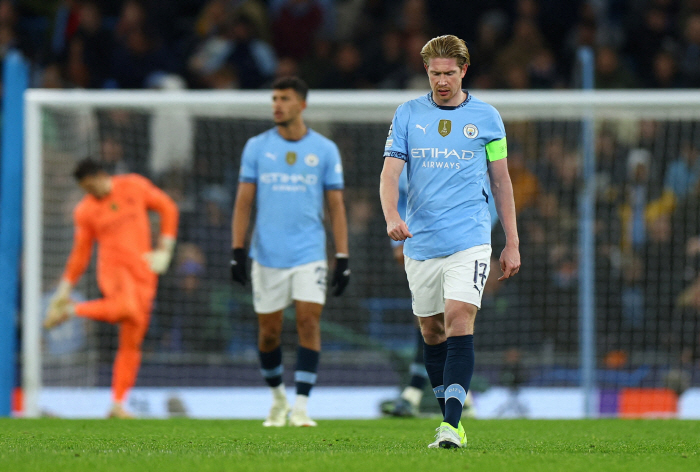 'EPL 레전드' 더 브라위너, 'GOAT' 메시와 학부모 모임할까? '…