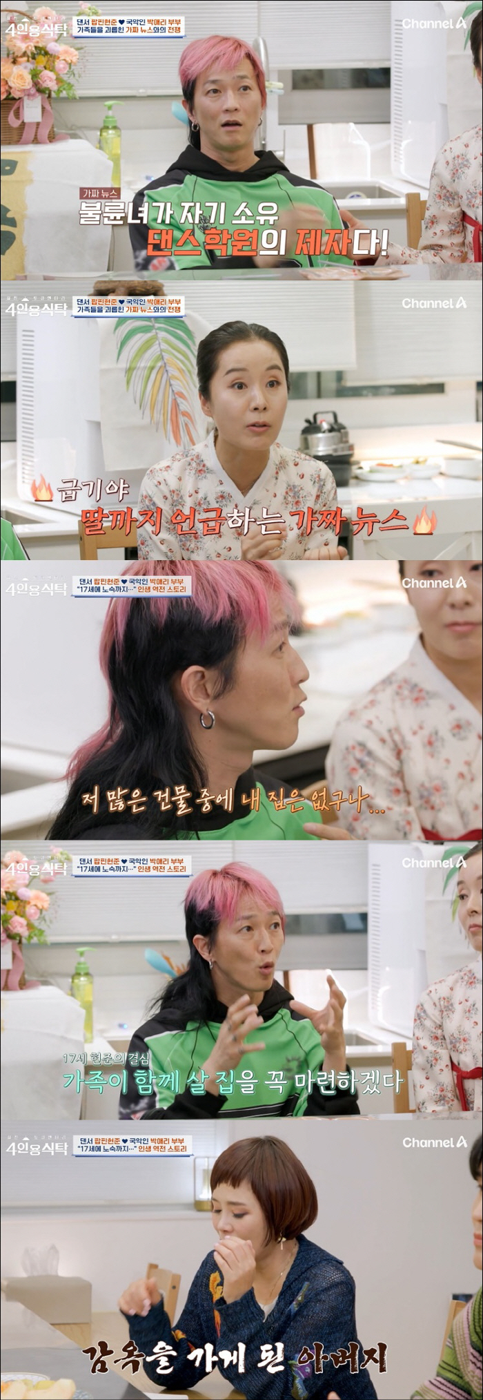 팝핀현준 "父 부도로 감옥 가 17살에 노숙, 집안이 박살났다" ('4인…