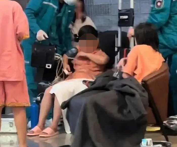 中 여성 사우나 '일산화탄소 중독' 수십 명 쓰러져