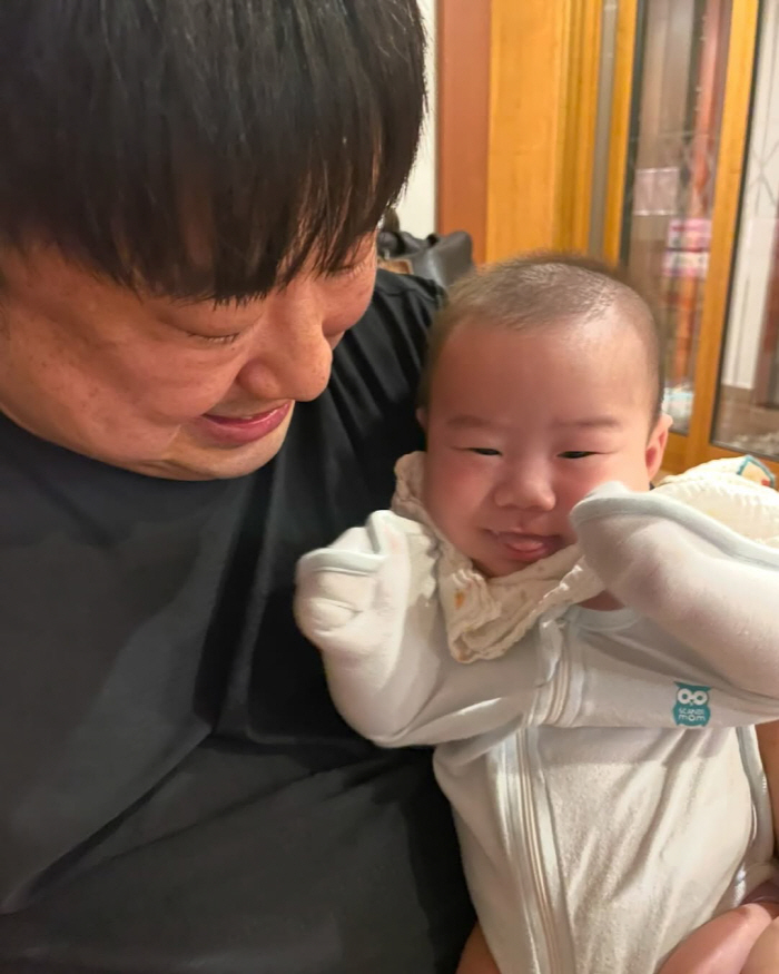 강재준, 子와 놀라는 표정까지 '붕어빵'...♥이은형도 오해 "오빠 분홍…