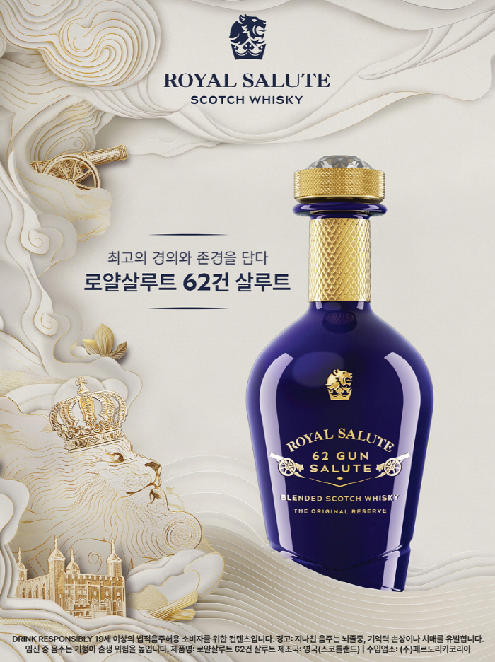 페르노리카 코리아, 로얄살루트 62건 살루트 패키지 디자인 리뉴얼