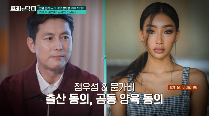 "정우성, 연인과 결별 중 문가비 만났다…양다리 아냐"(프리한닥터)