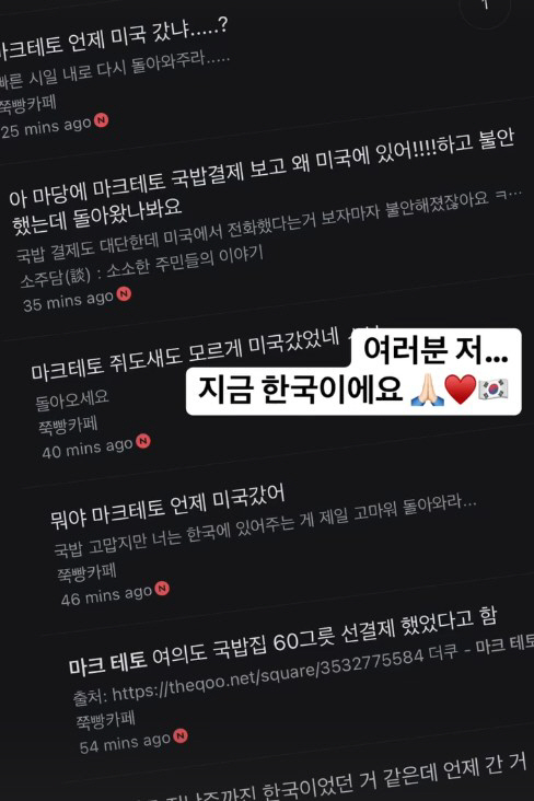 '비정상회담' 마크 테토, '아이유 선결제' 국밥집에 60그릇 추가 결제…