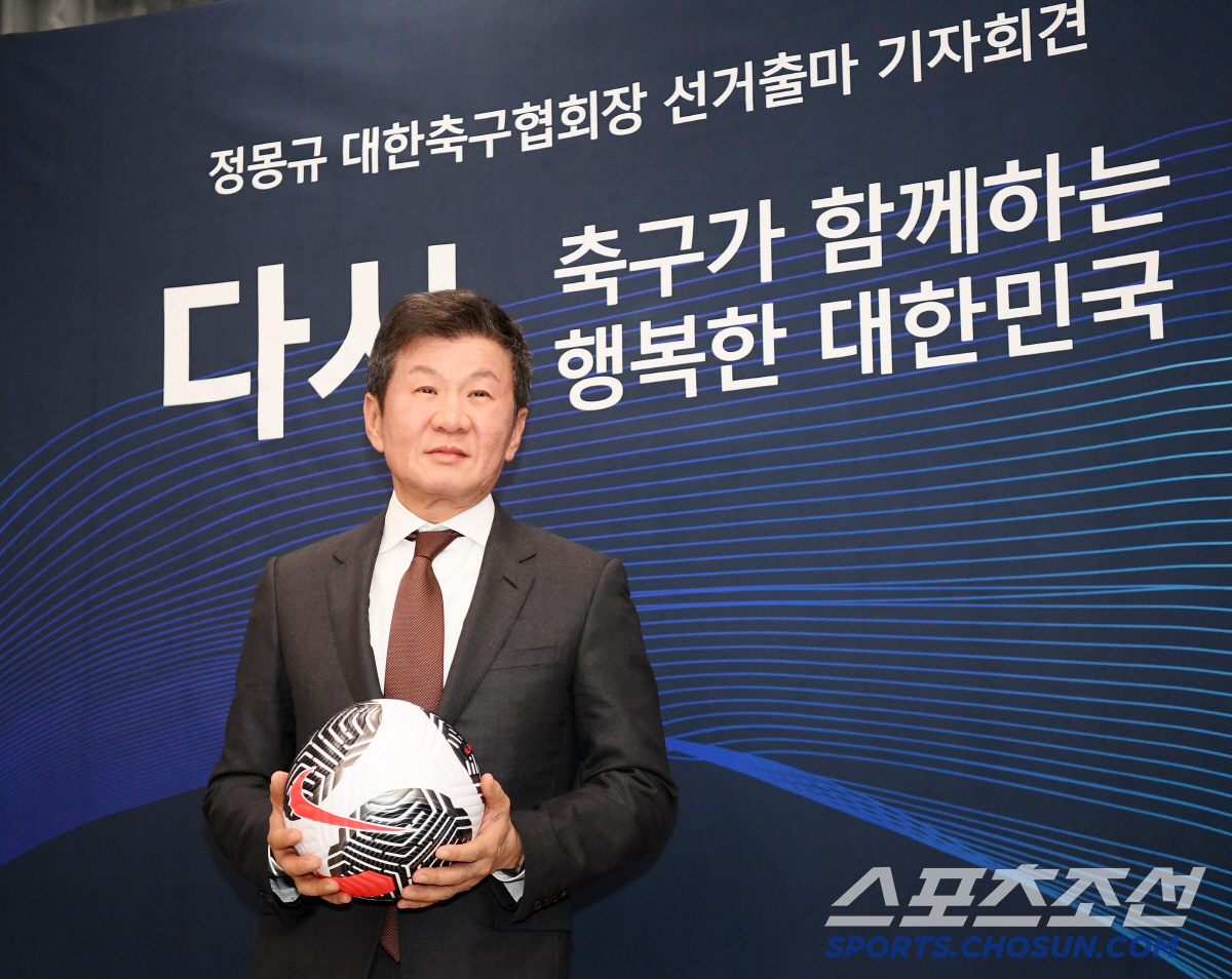 [현장 일문일답]'비난 여론에 사과' 4선 도전 정몽규 회장 "누구보다 …
