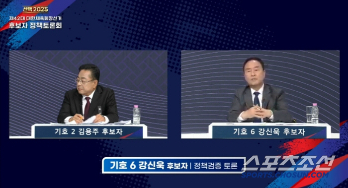 '反이기흥 후보'끼리 더 뜨거웠던 6人 토론회[대한체육회장 후보 토론회 …